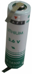 Liitiumpatarei R6(AA) LS14500CNR 3.6V 2600mAh Solder rad. Saft
