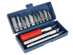 Skalpellide komplekt 3 skalpelli ja 10 tera