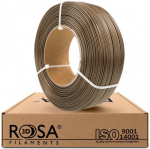 Filament PET-G p&auml;rlkuld 1.75mm 1kg t&auml;itepakend Rosa3D