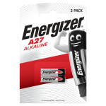 Alkaline patarei A27 (27A, E27A) 12V 27mAh Alkaline Energizer 2tk blisteris