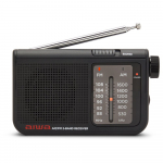 Taskuradio FM/AM 3,5 mm pistikupesaga, must