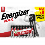 Leelispatarei LR03 (AAA) E92 1.5V 1200mAh MAX Energizer 8tk blisteris