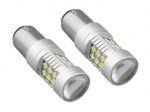 LED AMIO Canbus 24 x SMD 3030, 1157 (P21/5W), valge, 12V/24V, 2tk