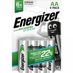 Laetav aku HR06 (AA) 1.2V 2300mAh Ni-Mh Extreme Energizer 4tk blister 4tk.