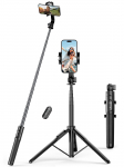 Selfie Stick statiiv Bluetooth puldiga 4.6-7.2" nutitelefonidele, aktsioonikaameratele