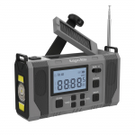 Kaasaskantav, mitmeotstarbeline, laetav 10000 mAh AM/FM/WB-raadio LCD-ekraaniga