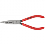 KNIPEX 13 01 160 Elektriku tangid plastikkattega must atramenteeritud 160 mm