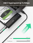 Adapter USB-C SATA-le 2,5" k&otilde;vakettale, SSD-le