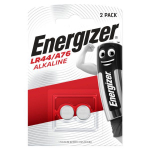 Leelispatarei LR44 (A76, AG13, V13GA, PX76A, L1154) 1.5V 175mAh Alkaline Energizer (2tk blistris)