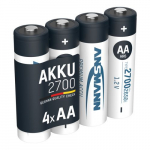 Aku R6 (AA,) 1.2 V,  2700 mAh, Ni-Mh, ANSMANN (4tk pakendis)