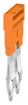 Sild ZQV 4N / 2, Z-seeria, 2-poolust, 32A, 9.9x27.95 mm, oranž, Weidmuller