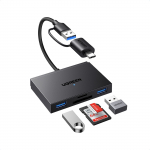 Kaardilugeja SD, microSD USB 3.0/USB-C OTG 2xUSB-A pordiga