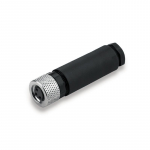 M8 emas, 0,14-0,5 mm&sup2;, 3,5 - 5 mm, pin4, sirge, IP67