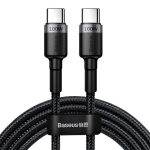 Kaabel USB-C &ndash; USB-C, 2 m, QC3.0, PD2.0, 100 W, Cafule hall+must, BASEUS