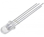 LED &Oslash;5mm RGB klaar 2.18/5.8/3cd 30&deg;