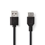 USB-pikenduskaabel A-pistik &ndash; A-pesa, 2,0 m