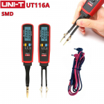SMD tester, 30M&Omega;; 30mF; dioodi test: 3V; LED test: 21V/1mA; pidevuse test: <30&Omega;; DC V: 36V;