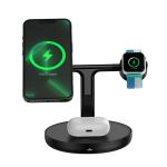 Juhtmeta magnetlaadija, alus 20 W 3 Apple'i seadme jaoks, must
