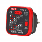 Tester: pistikupesa tester; 3 LED; 50&divide;60Hz; 230VAC; pistik: EU