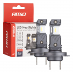 LED esilaternad h&uuml;briid seeria 2 tk H7 H18 6000K Canbus 60W AMIO