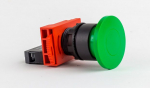 Kaitsel&uuml;liti, roheline, kontaktiga NO, mitte fikseeruv (ON)-OFF, HIGHLY