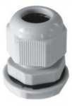 Tihend plastik PG7 &Oslash;3,5-6mm kaablile IP67, gofreeritud tihendiga, 12,5 mm paigaldusava, hall