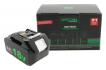 Li-Ion aku 18V 5Ah Makita BL1850LED BL1802B BL1830B BL1840B BL1850B BL1860B PATONA jaoks.
