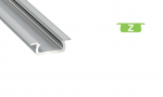 Anodeeritud alumiiniumprofiil LED ribale, &otilde;huke, Z, 2.02m, LUMINES