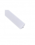 Alumiiniumprofiil valge kattega LED ribale, anodeeritud, nurk 45&deg; CORNER LINE, 2m