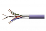 Kaabel FTP CAT5e 4x2x0,48mm, tahke, vask, LSZH isolatsioon Dca lilla EMOS