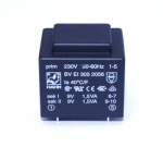 Trafo 230V/2x9V 2x167mA 3VA Hahn, RoHS