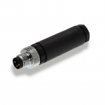 M8 isend, 0,14-0,5 mm&sup2;, 3,5-5 mm, pin3, sirge, IP67
