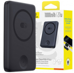 LiPo PowerBank 10000mAh 27W traadita QI + iWatch, magnetiga Magsafe must EnerFill FR11 BASEUS