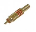 Pistik RCA  7mm , punane