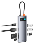 7-in-1 dokkimisjaam USB-C-pistikuga &ndash; HDMI, USB-C/PD, USB 3.0, SD/TF, Joystar, BASEUS