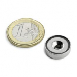 Magnet kinnituskohaga &Oslash;16x4.5mm NdFeB N38