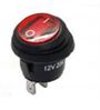 Klahvl&uuml;liti; ON-OFF, fikseeritud, 3 kontaktiga. 10A/250Vac, &Oslash;19,8mm, SPST, &uuml;mmargune, veekindel, punane LED 14Vdc