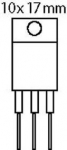 Transistor MOS-N-Ch 400V 5,5A 74W <1R0 (3,3A)
