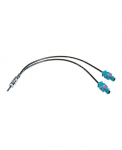 Antenni adapter; DIN pistik, Fakra pesa x2