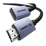 Pikenduskaabel HDMI-pistik &ndash; HDMI-pesa, 2 m, HDMI 2.1, 8K@60Hz, HD165, UGREEN