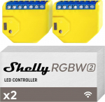 Wi-Fi kontroller LED ribadele Shelly RGBW2 x2