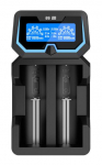 Kiirlaadija 1-2 Li-ion / IMR / INR / ICR 14500-26650, NiMH, NiCD AAAA / AAA / AA / A / SC / C LCD-ekraanile, XTAR