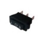 Klahvl&uuml;liti; ON-OFF-ON, fikseeritud, 3 kontaktiga. 10A/250Vac, 28x10,5mm, SP3T, must