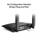 Traadita ruuter Wi-Fi 2,4 GHz 300Mbps + 3G/4G/LTE 150Mbps 2xLAN