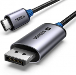 Kaabel USB-C (isane) &ndash; DisplayPort (isane) 8K 60 Hz 3 m, must CM556 UGREEN