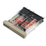 Miniatuurne elektromagnetrelee 21VDC; 6A/250VAC; 6A/30VDC; 6A SPDT