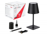 Laualamp TAZA 3.5W 400lm CCT IP54 Must 2x2000mAh 4in1 LITE