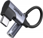 USB-C nurgapistikuga adapter &ndash; 3,5 mm stereopistikupesa CM991 UGREEN