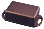 Plastik korpus 35x35x20mm, must, montaaž jalad, HAMMOND