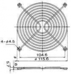 Ventilaatori v&otilde;re 120x120mm SUNON